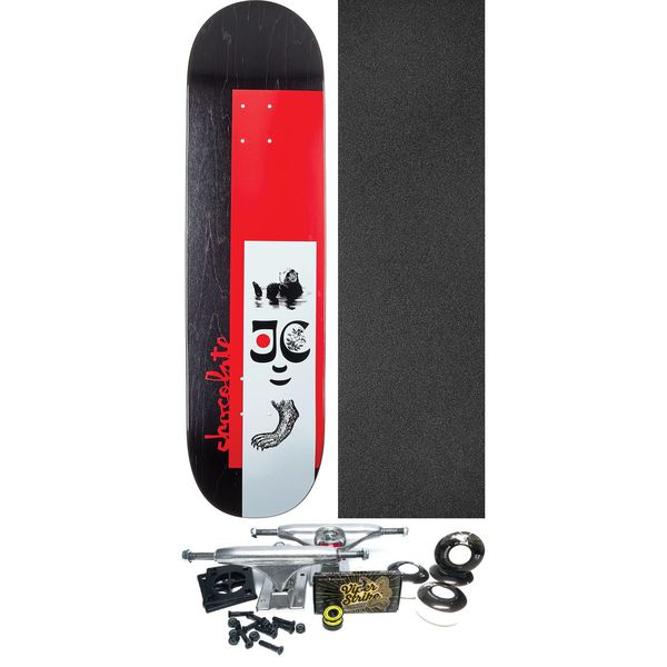 Chocolate Skateboards James Capps JC Explorer Skateboard Deck - 8.5" x 32" - Complete Skateboard Bundle